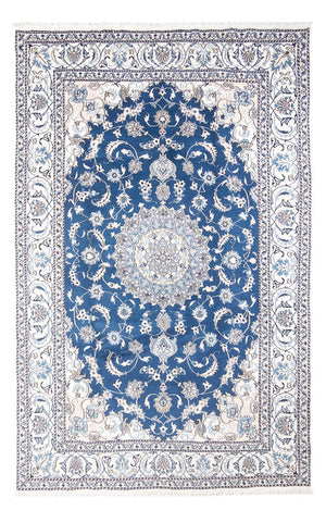 Tapis persan - Nain - 302 x 196 cm - bleu