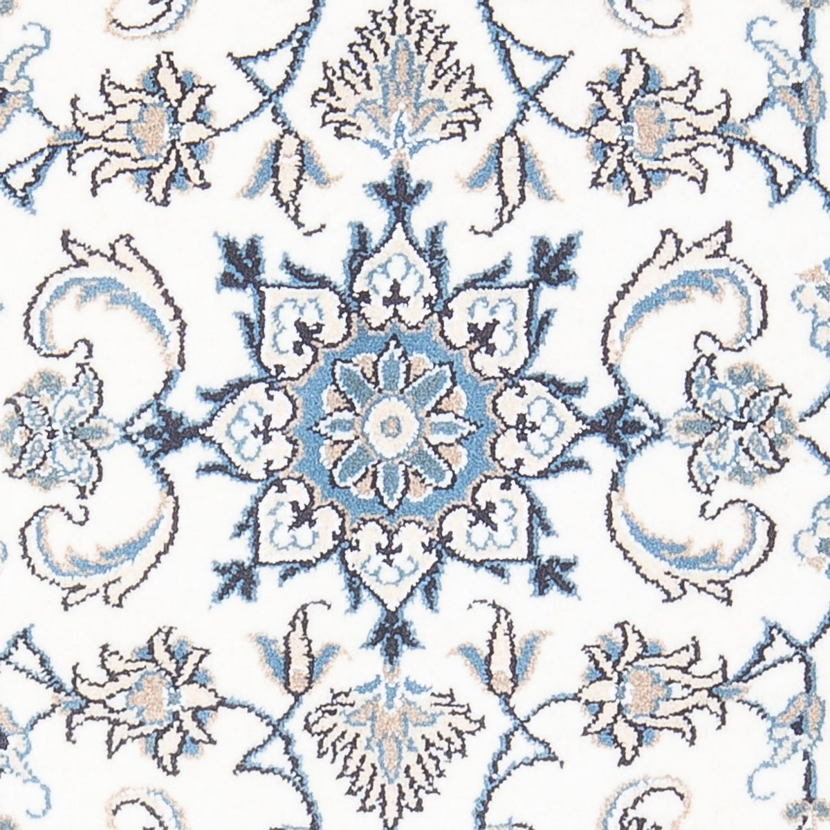 Tapis persan - Nain - 138 x 68 cm - crème