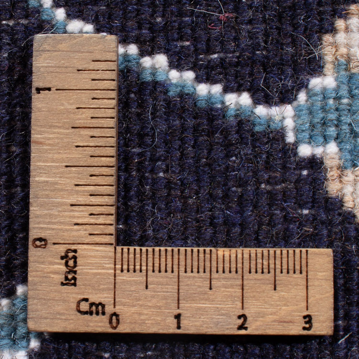 Tapis persan - Nain - 135 x 92 cm - bleu foncé