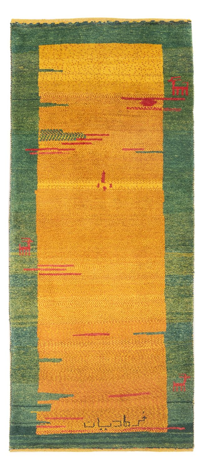 Tapis de couloir Tapis Gabbeh - Persan - 198 x 75 cm - multicolore