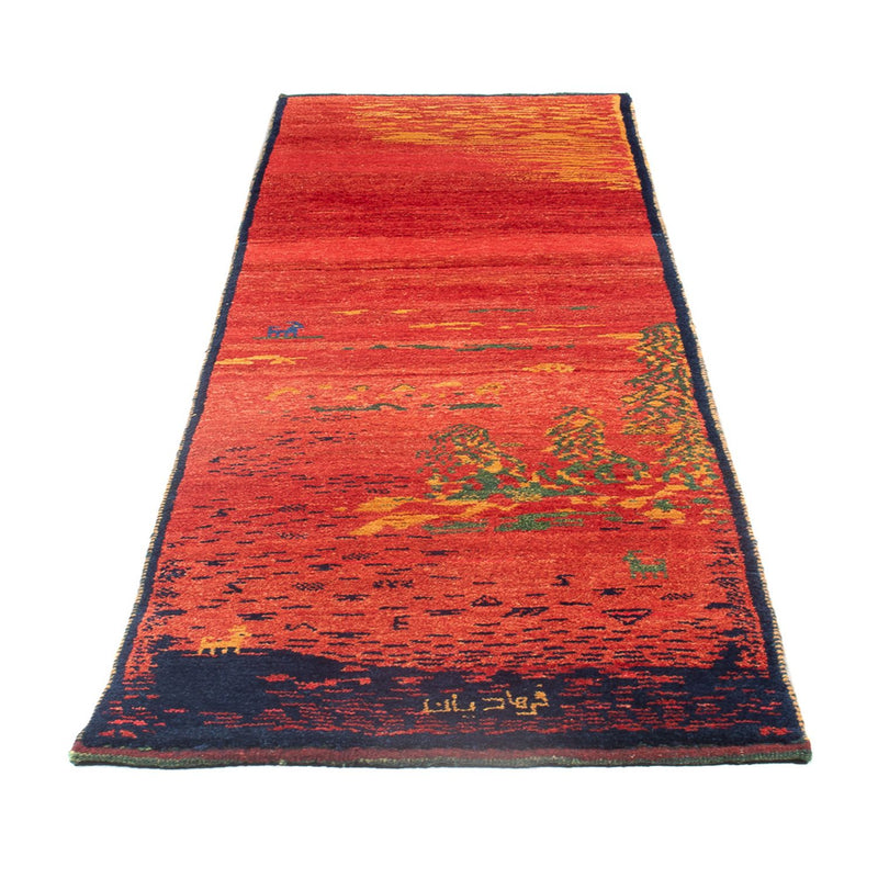 Tapis de couloir Tapis Gabbeh - Persan - 235 x 75 cm - multicolore