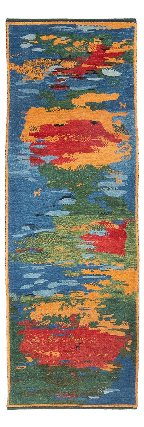 Tapis de couloir Tapis Gabbeh - Persan - 242 x 78 cm - multicolore