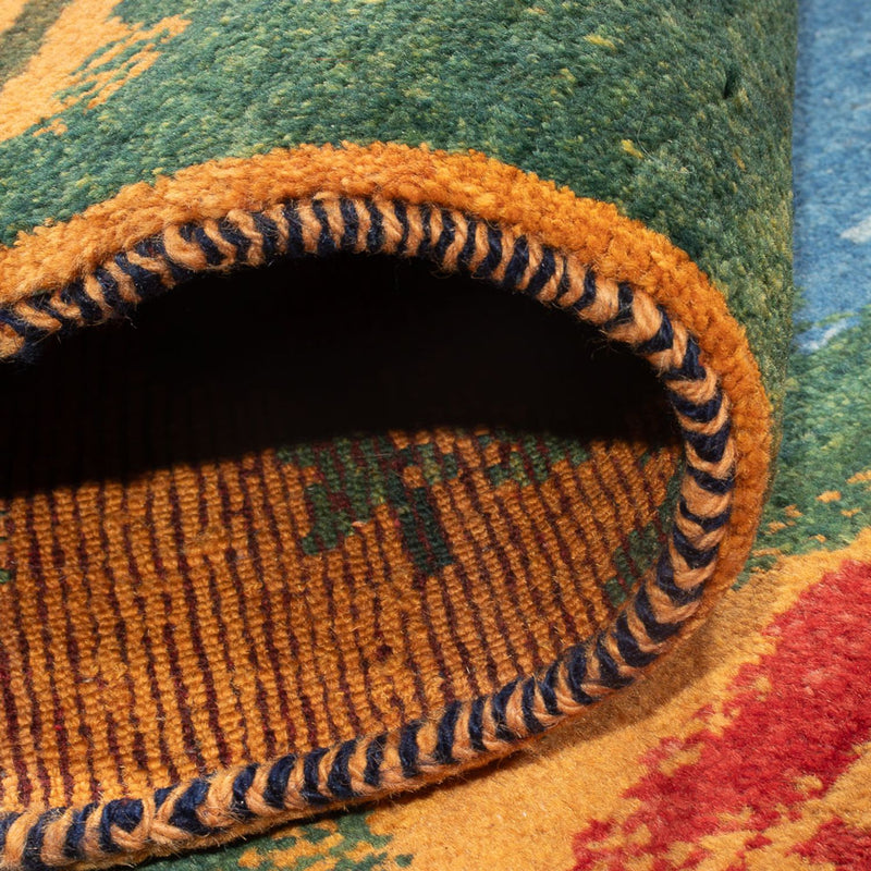 Tapis de couloir Tapis Gabbeh - Persan - 242 x 78 cm - multicolore