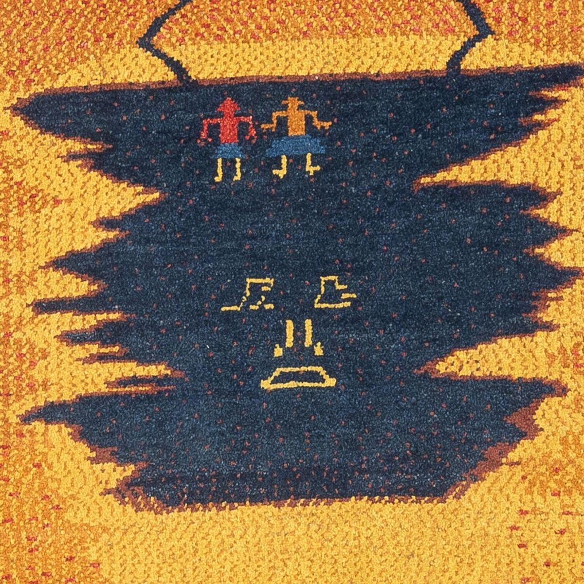Tapis de couloir Tapis Gabbeh - Persan - 293 x 87 cm - multicolore
