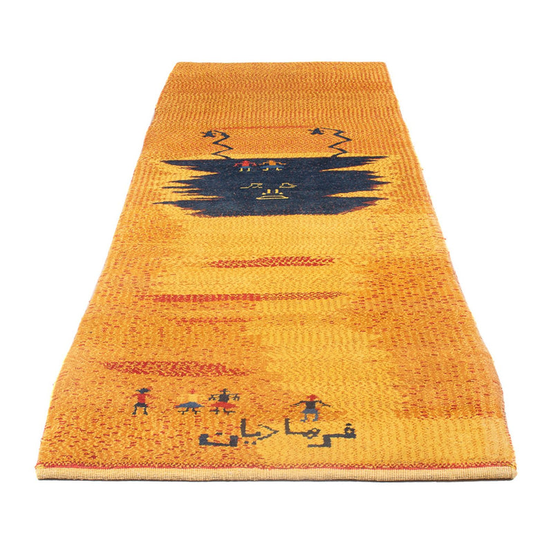 Tapis de couloir Tapis Gabbeh - Persan - 293 x 87 cm - multicolore