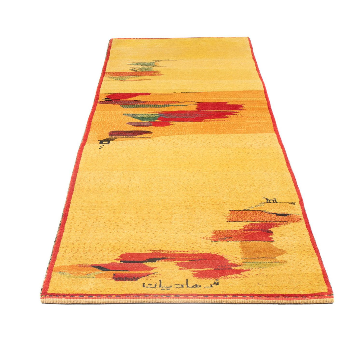 Tapis de couloir Tapis Gabbeh - Persan - 288 x 84 cm - multicolore
