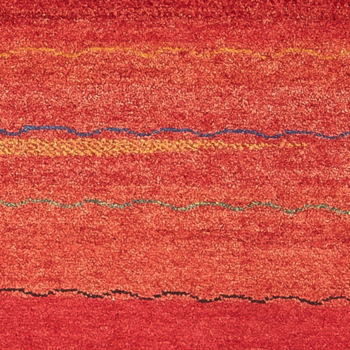 Tapis de couloir Tapis Gabbeh - Persan - 187 x 87 cm - rouge