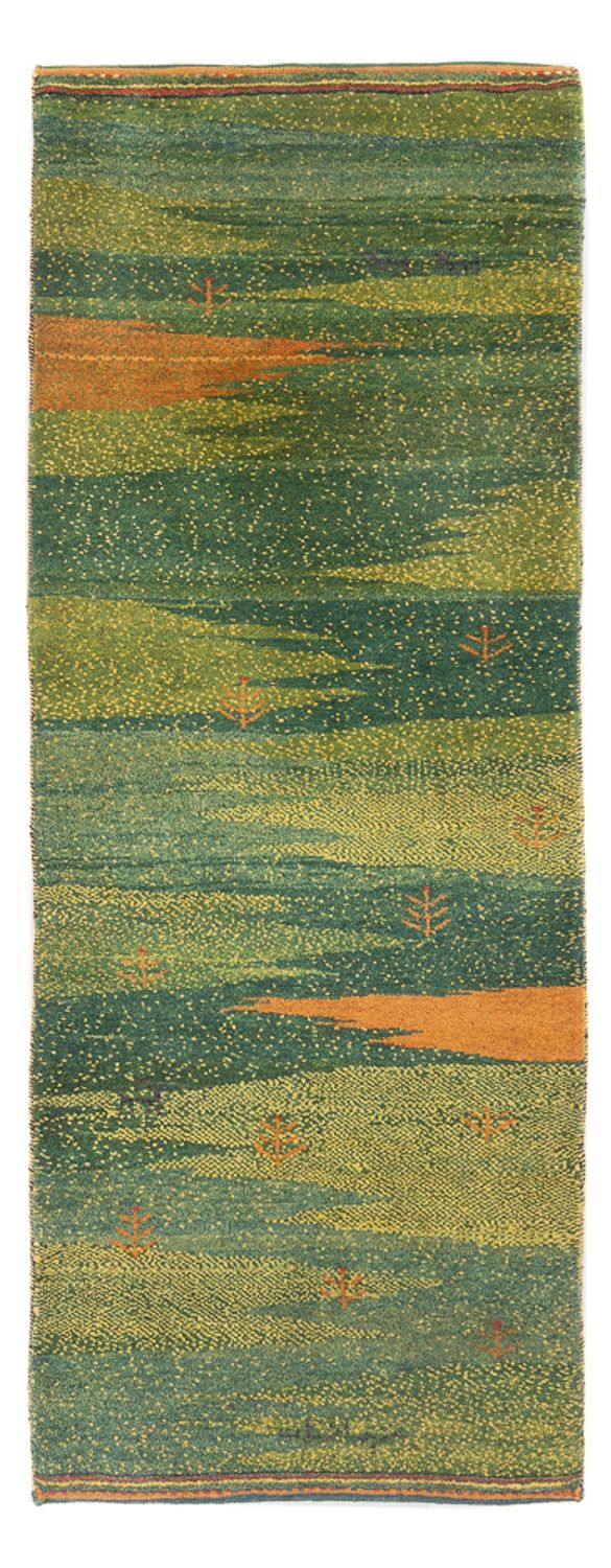 Tapis de couloir Tapis Gabbeh - Persan - 220 x 82 cm - multicolore
