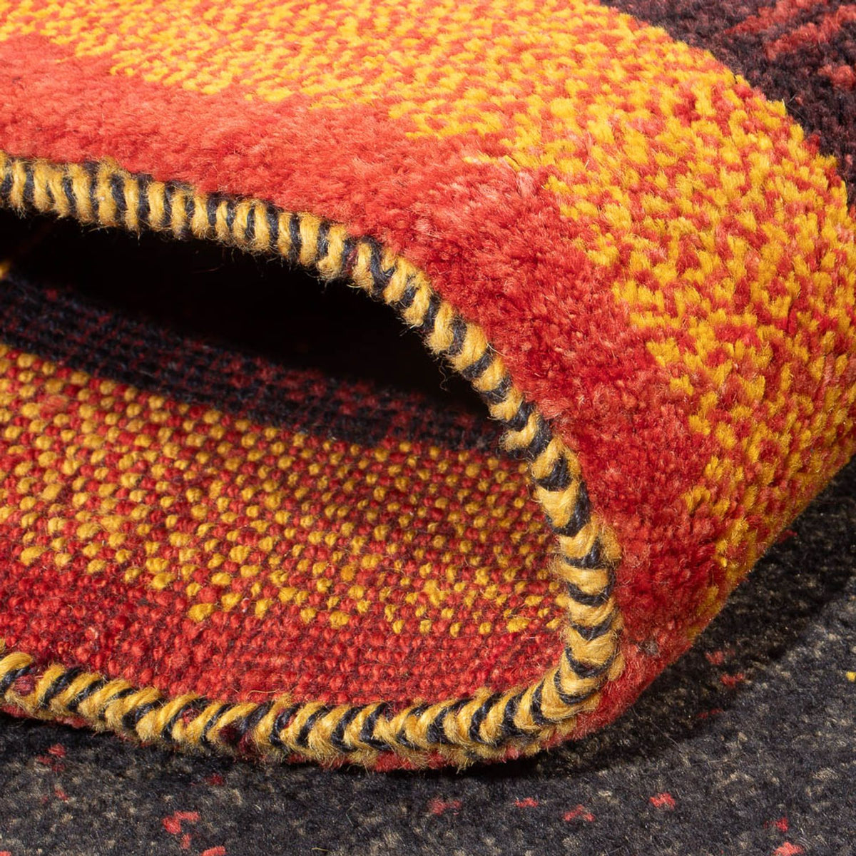 Tapis de couloir Tapis Gabbeh - Persan - 260 x 86 cm - multicolore