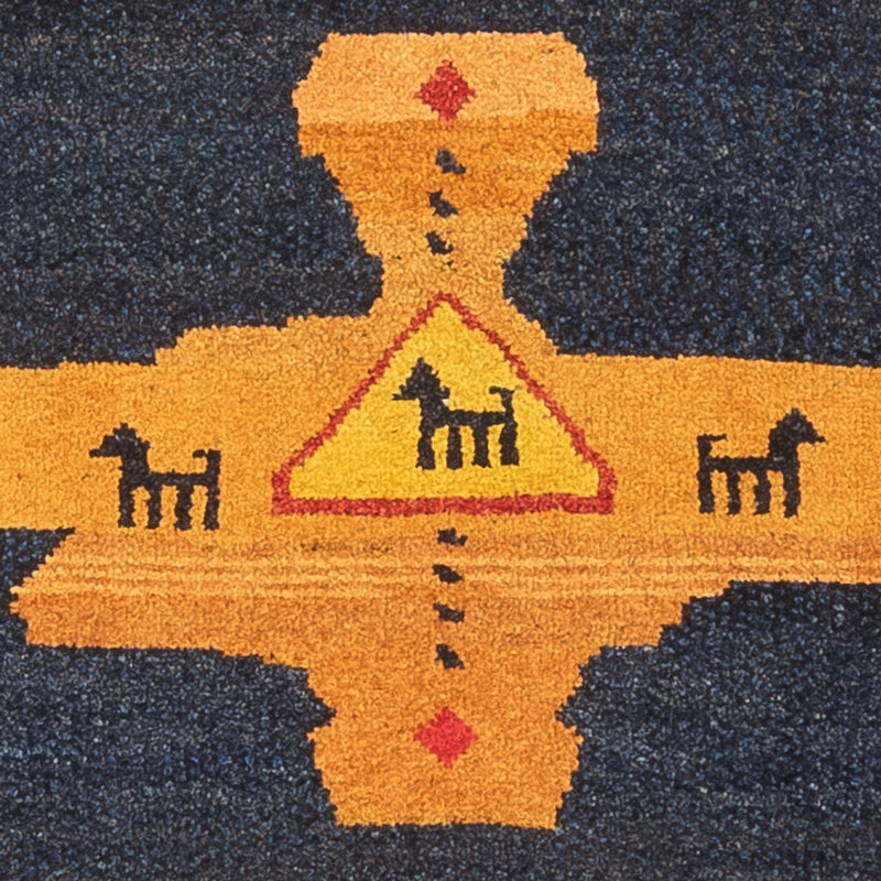 Tapis de couloir Tapis Gabbeh - Persan - 217 x 79 cm - multicolore