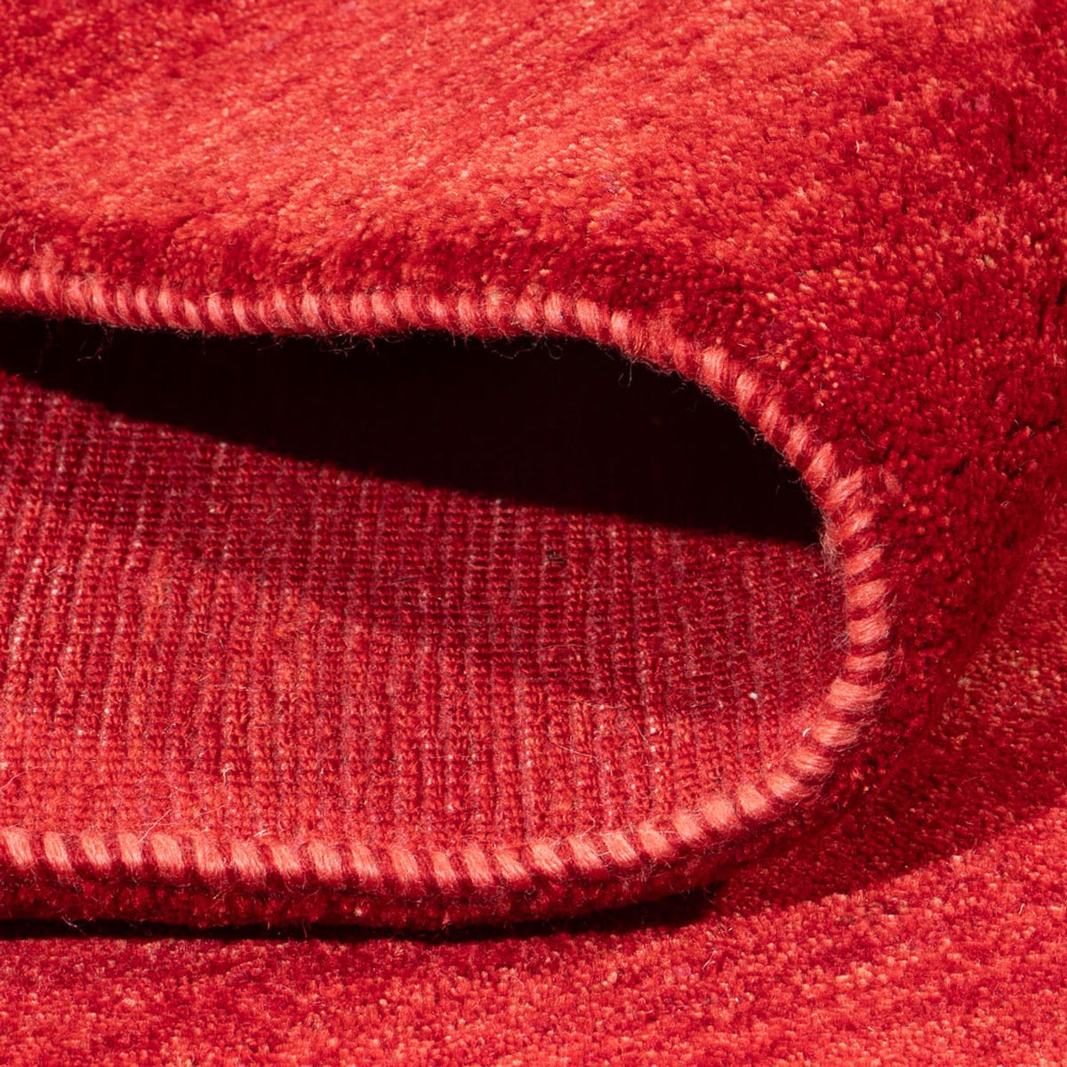 Tapis Gabbeh - Persan - 229 x 174 cm - rouge