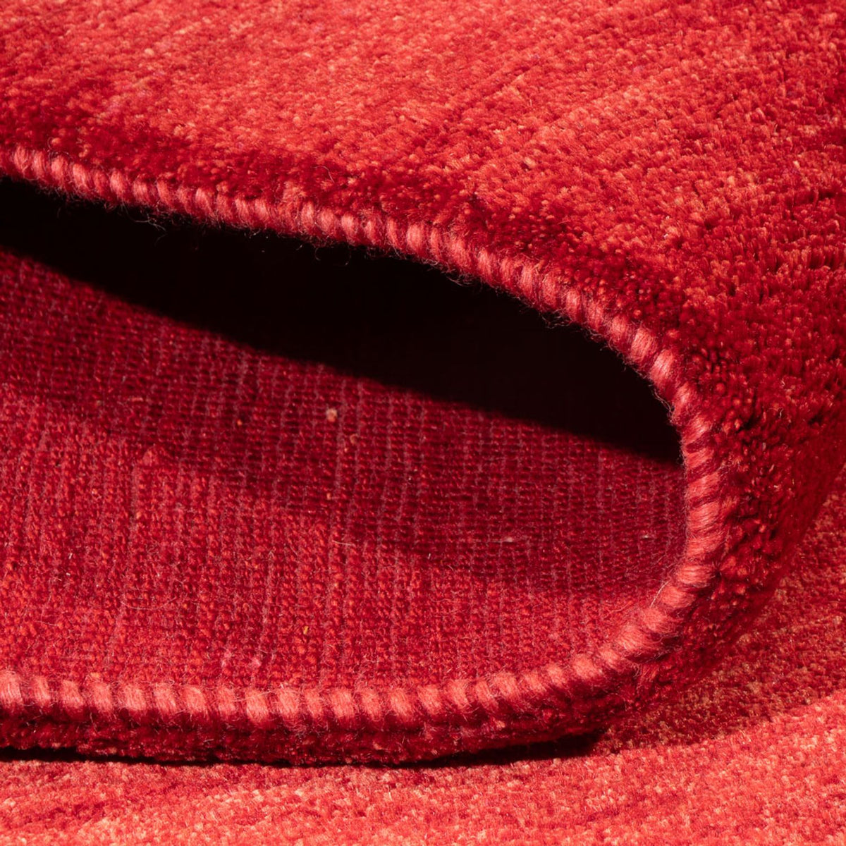 Tapis Gabbeh - Persan - 234 x 173 cm - rouge