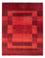 Tapis Gabbeh - Loribaft Persan - 204 x 155 cm - rouge