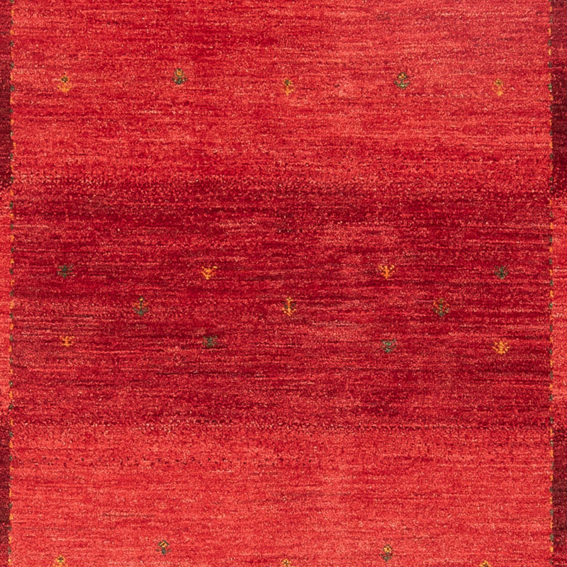Tapis Gabbeh - Loribaft Persan - 204 x 155 cm - rouge