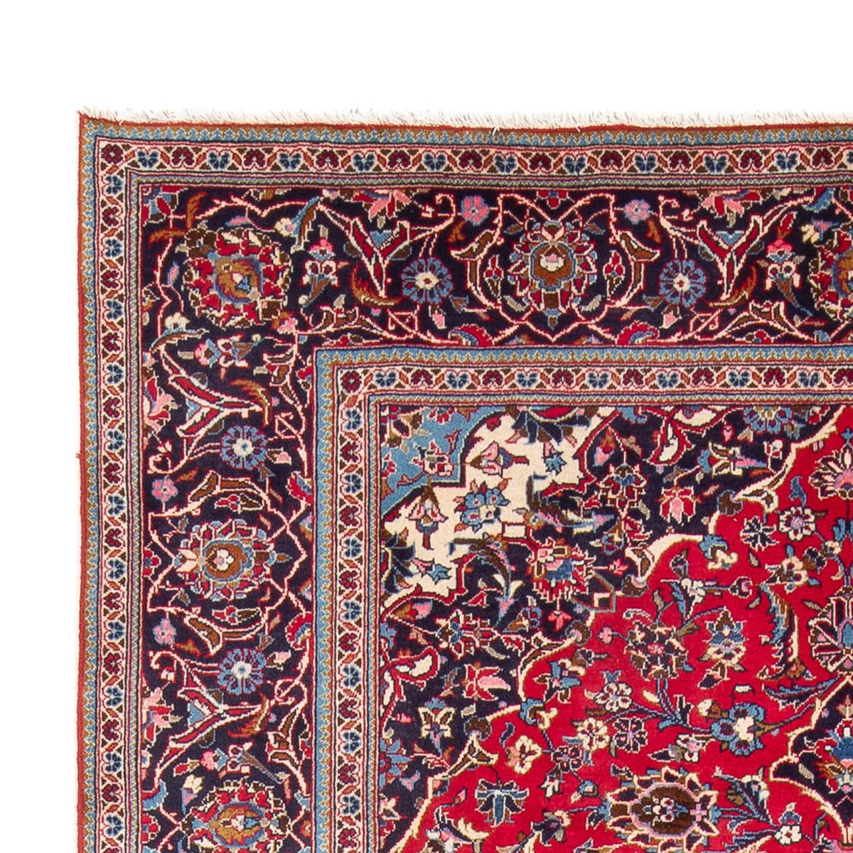 Tapis persan - Keshan - 290 x 194 cm - rouge