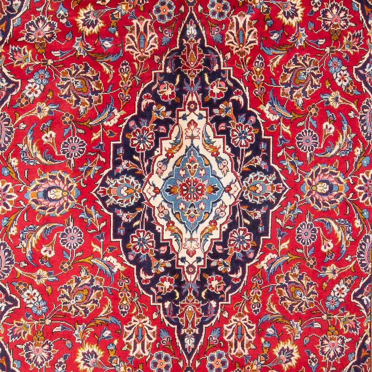 Tapis persan - Keshan - 300 x 200 cm - rouge