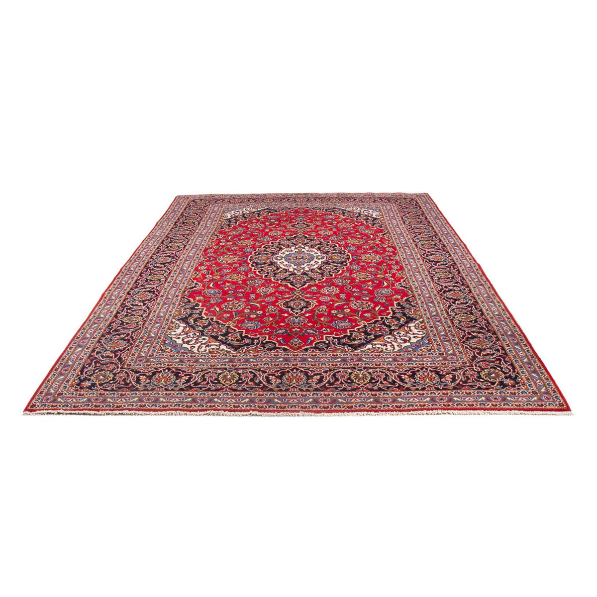 Tapis persan - Keshan - 294 x 201 cm - rouge