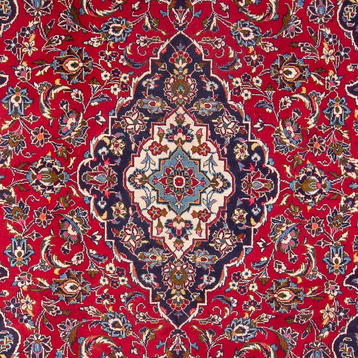 Tapis persan - Keshan - 295 x 195 cm - rouge