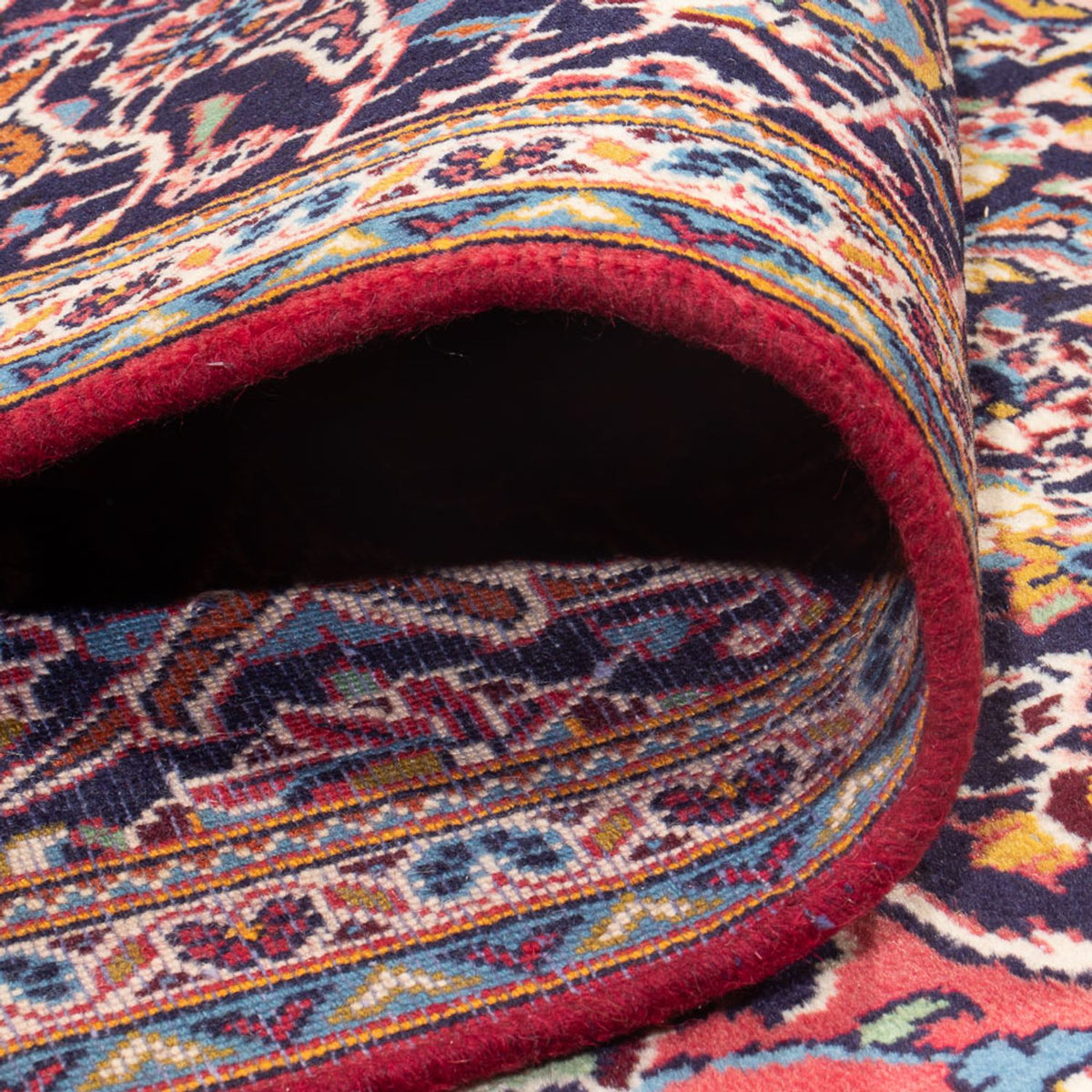 Tapis persan - Keshan - 312 x 196 cm - rouge clair