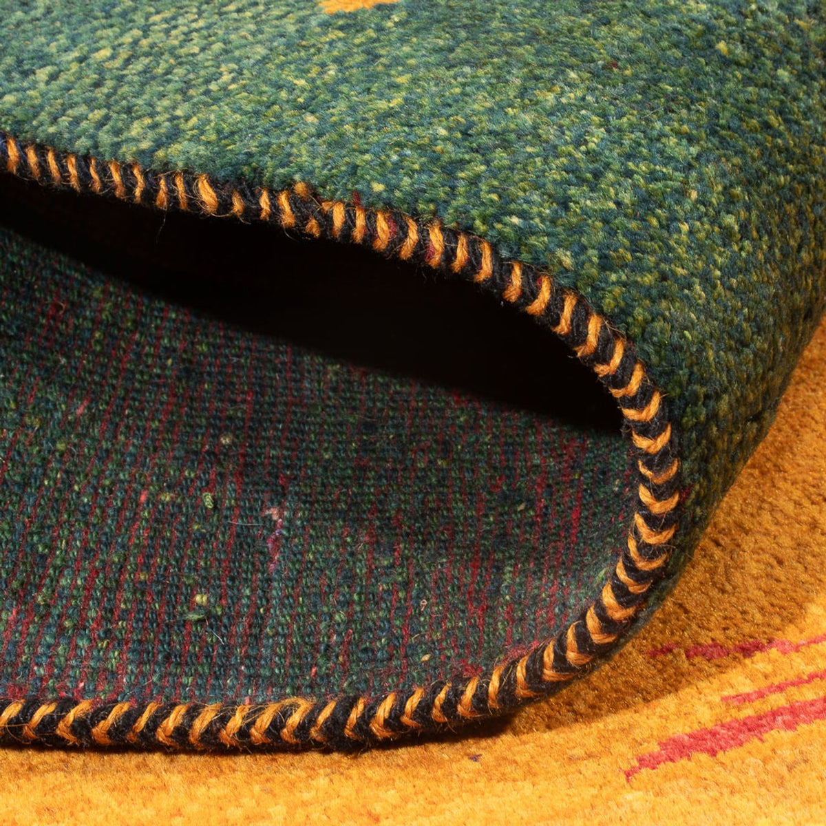 Tapis Gabbeh - Persan - 207 x 163 cm - multicolore