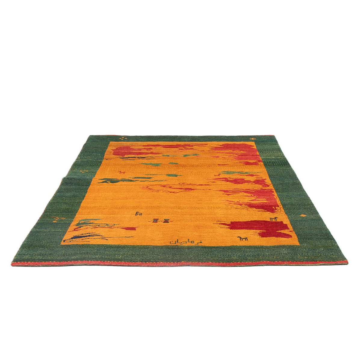 Tapis Gabbeh - Persan - 207 x 163 cm - multicolore