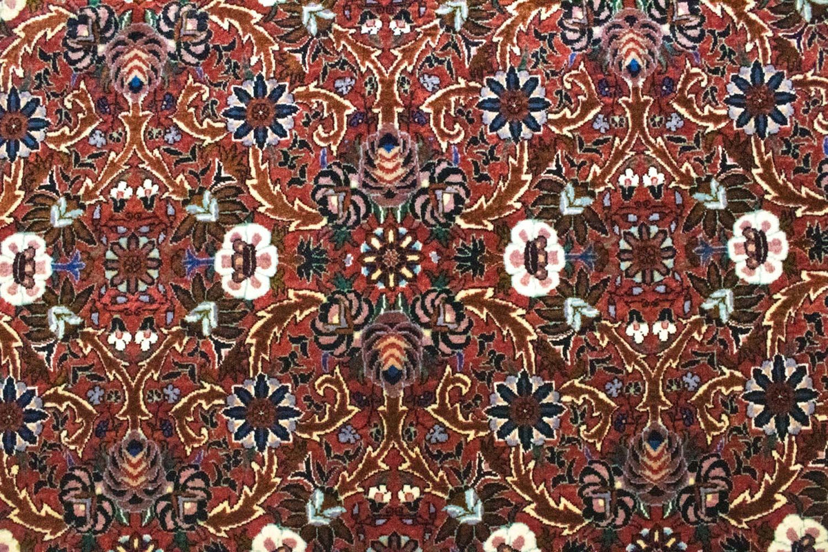 Tapis persan - Bidjar - 298 x 207 cm - rouge