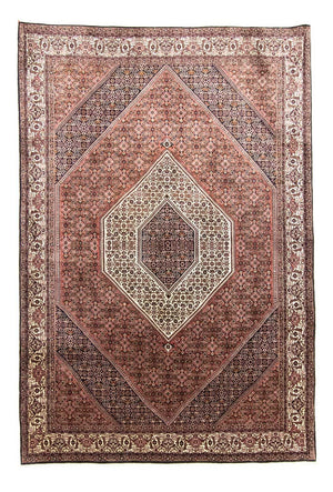 Tapis persan - Bidjar - 303 x 205 cm - rouge