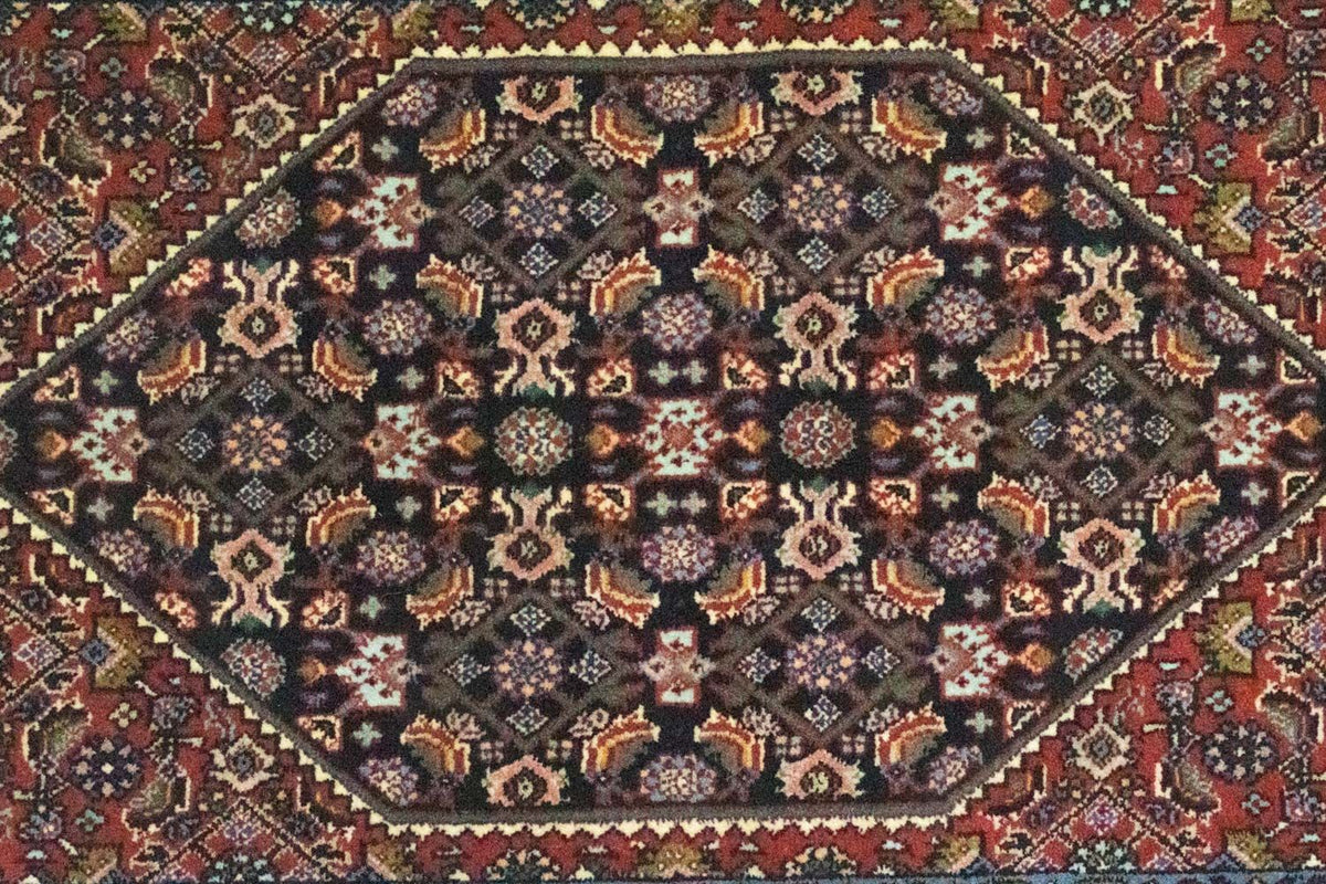Tapis de couloir Tapis persan - Bidjar - 187 x 56 cm - rouge