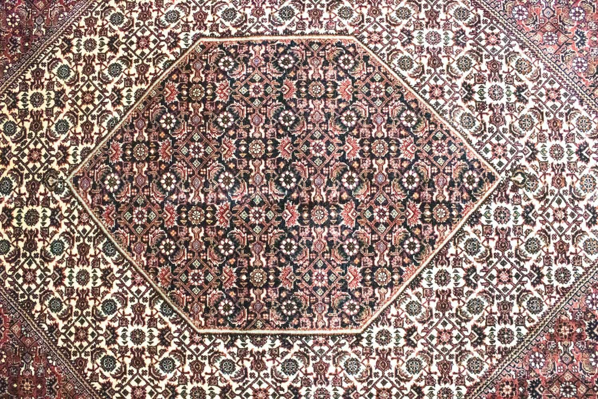 Tapis persan - Bidjar - 303 x 200 cm - rouge