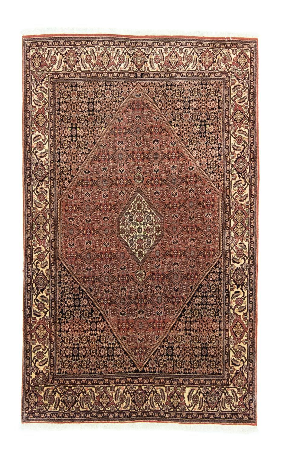 Tapis persan - Bidjar - 230 x 137 cm - rouge