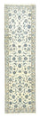 Tapis de couloir Tapis persan - Nain - Royal - 306 x 88 cm - blanc naturel
