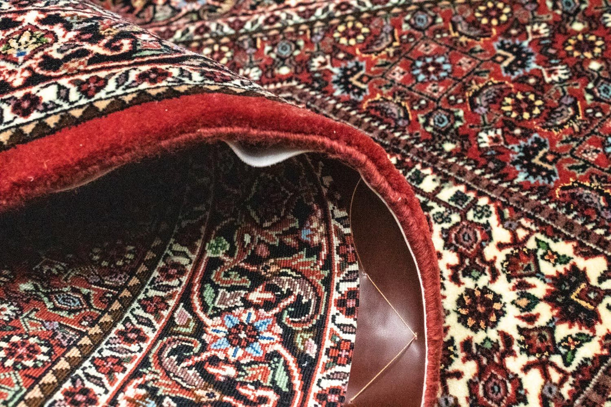 Tapis de couloir Tapis persan - Bidjar - 317 x 88 cm - rouge