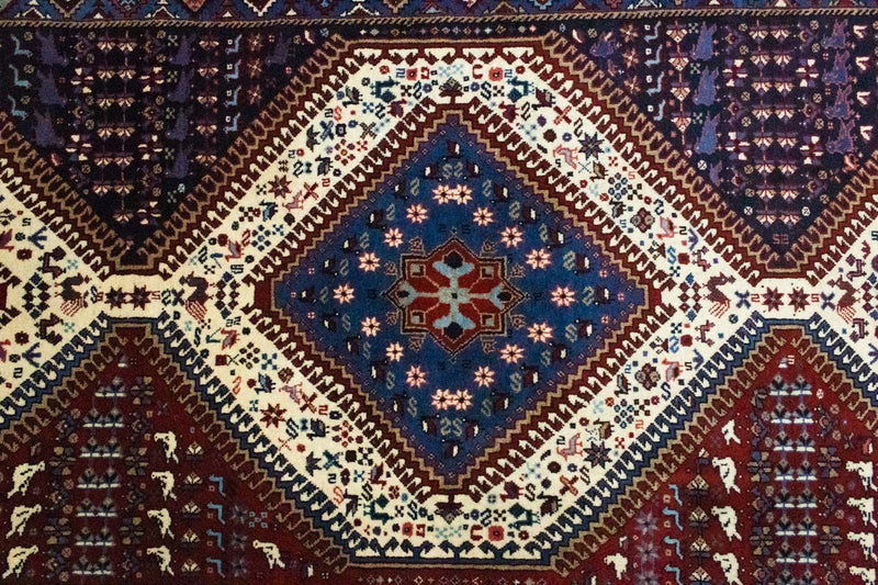 Tapis de couloir Tapis persan - Nomadic - 190 x 100 cm - bleu