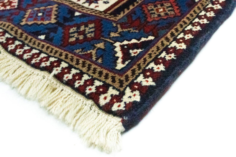 Tapis de couloir Tapis persan - Nomadic - 190 x 100 cm - bleu