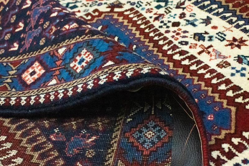 Tapis de couloir Tapis persan - Nomadic - 190 x 100 cm - bleu