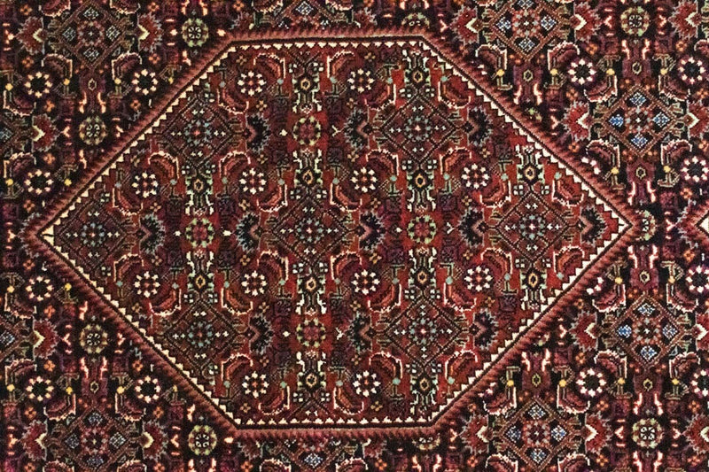 Tapis de couloir Tapis persan - Bidjar - 200 x 75 cm - rouge