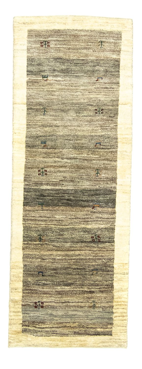 Tapis de couloir Tapis Gabbeh - Persan - 229 x 82 cm - gris