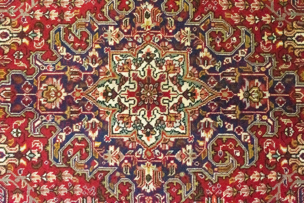 Tapis persan - Tabriz - 300 x 200 cm - rouge