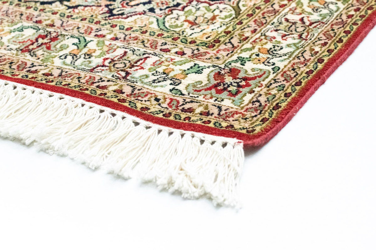 Tapis de couloir Tapis en soie - Soie du Cachemire - 237 x 80 cm - rouge