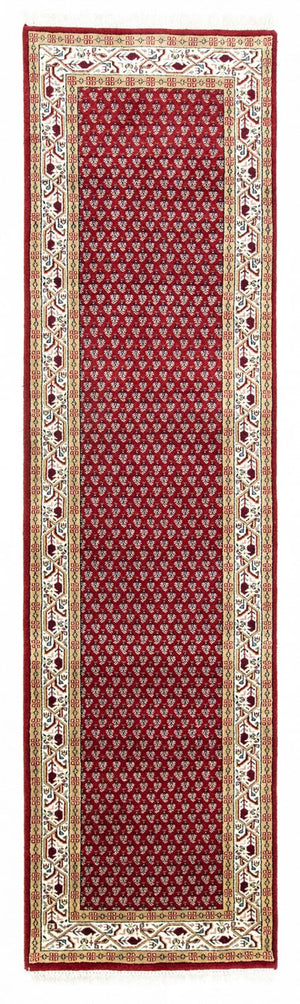 Tapis de couloir Tapis persan - Mir - 295 x 80 cm - rouge