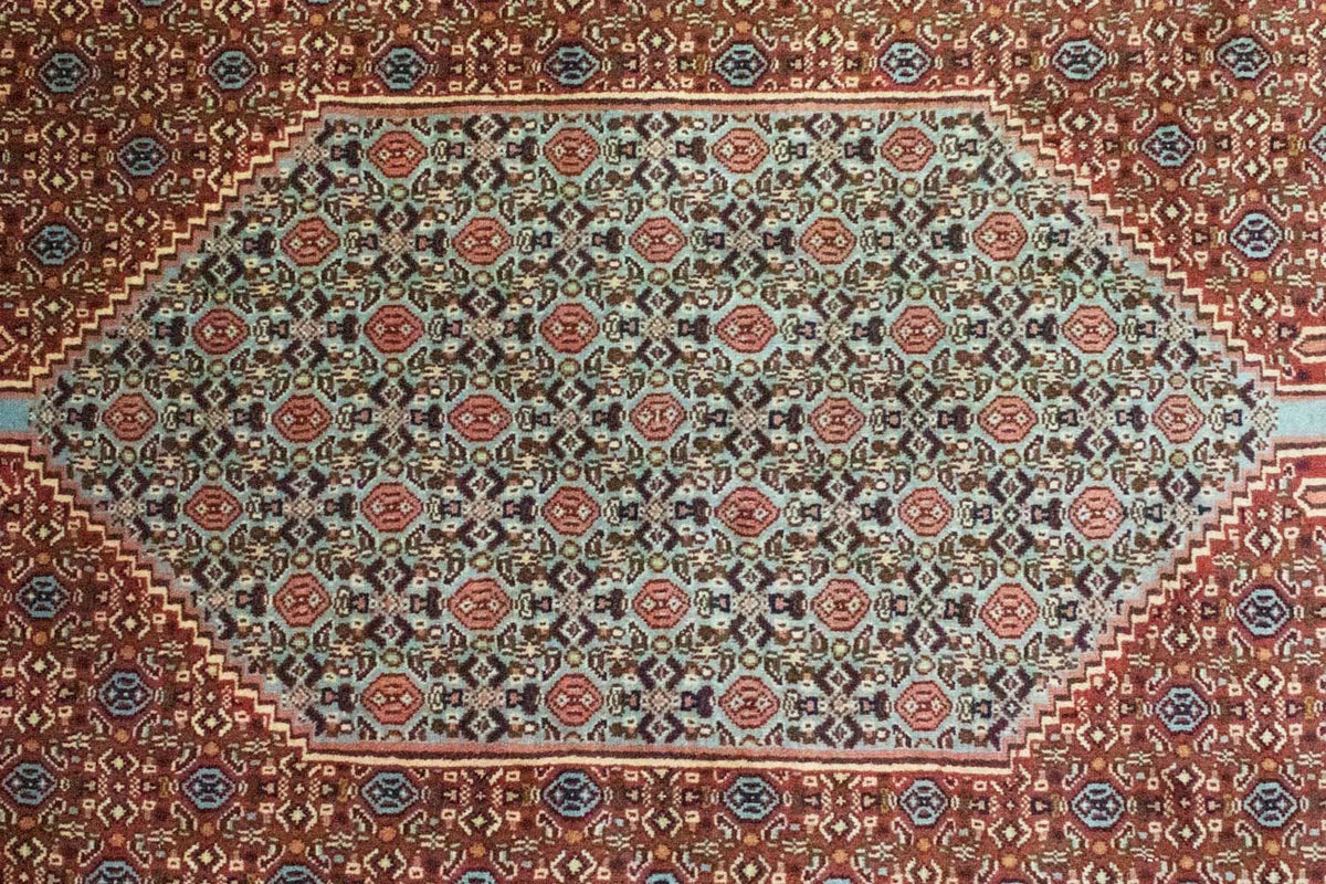 Tapis persan - Classique - 317 x 204 cm - bleu