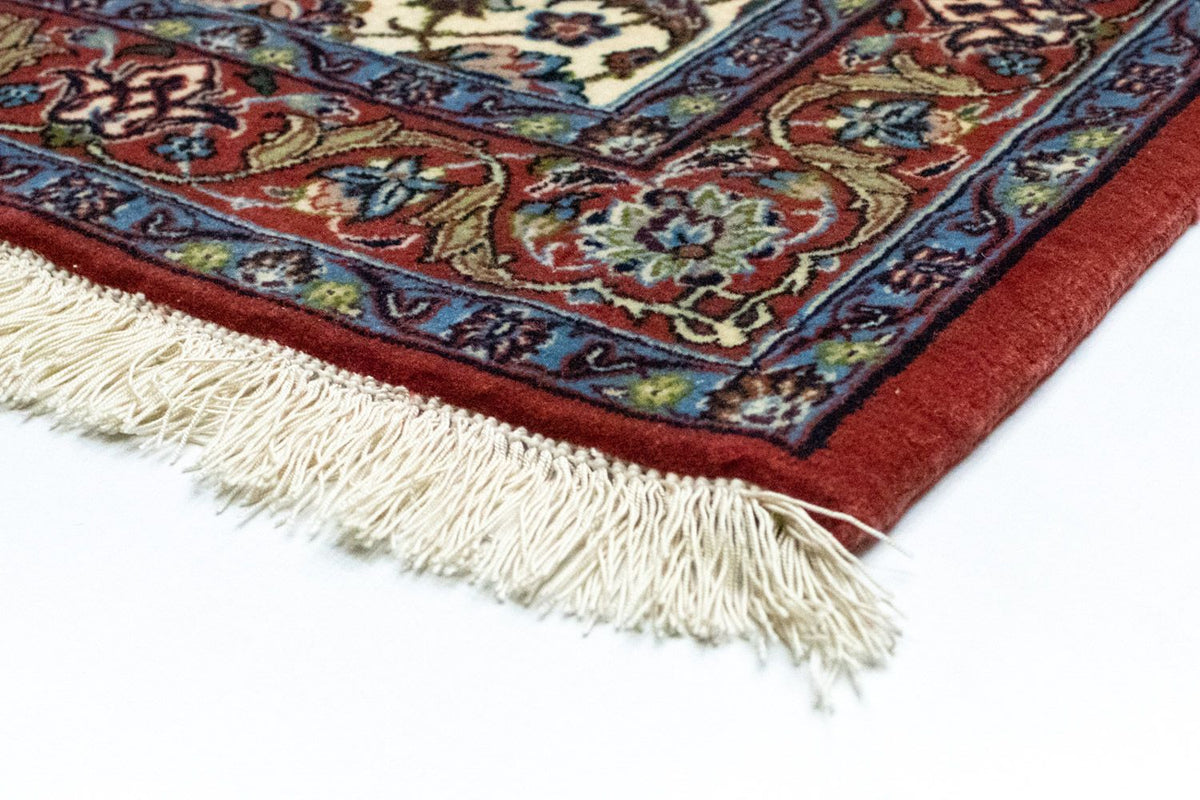Tapis de couloir Tapis persan - Isfahan - Premium - 364 x 90 cm - beige