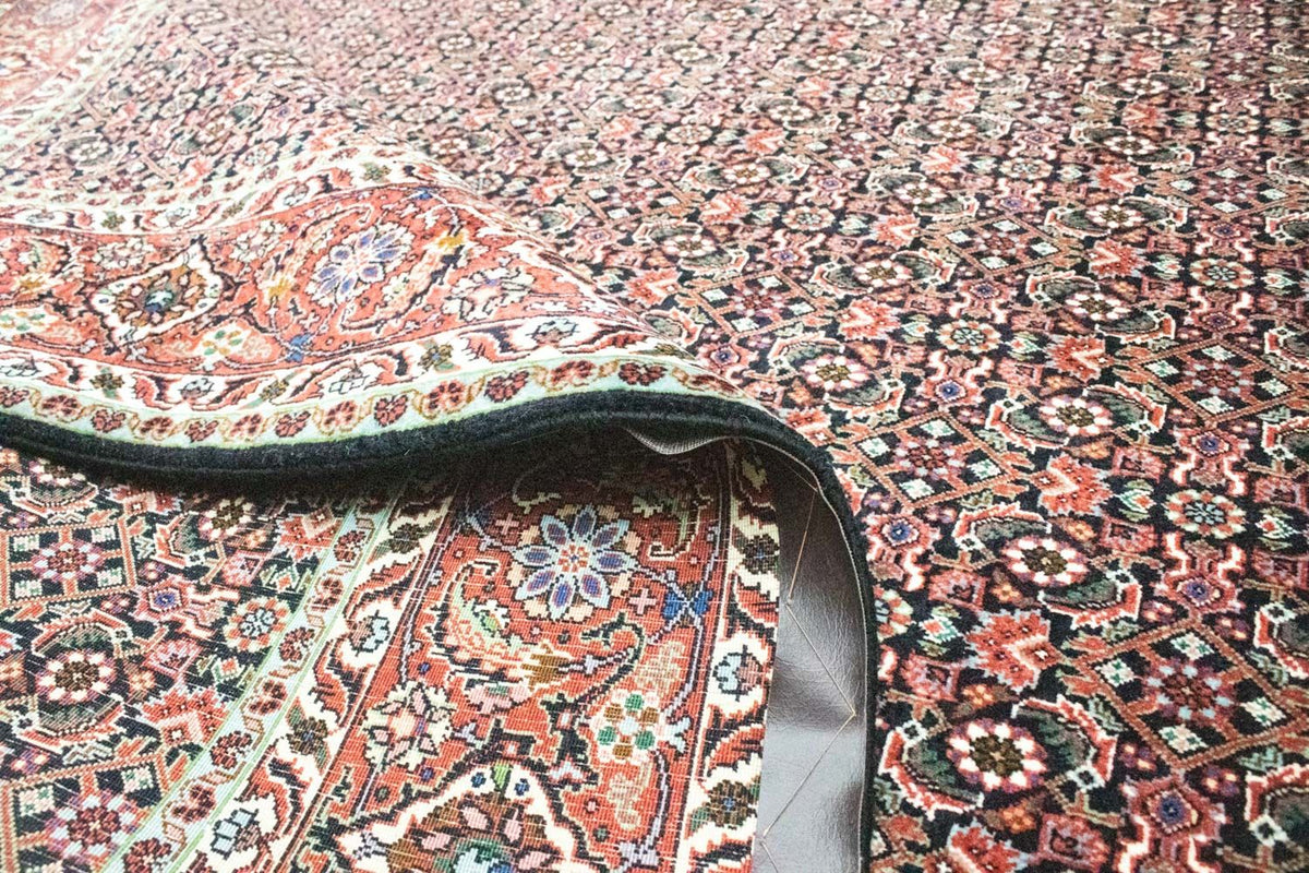 Tapis persan - Bidjar - 296 x 202 cm - bleu foncé