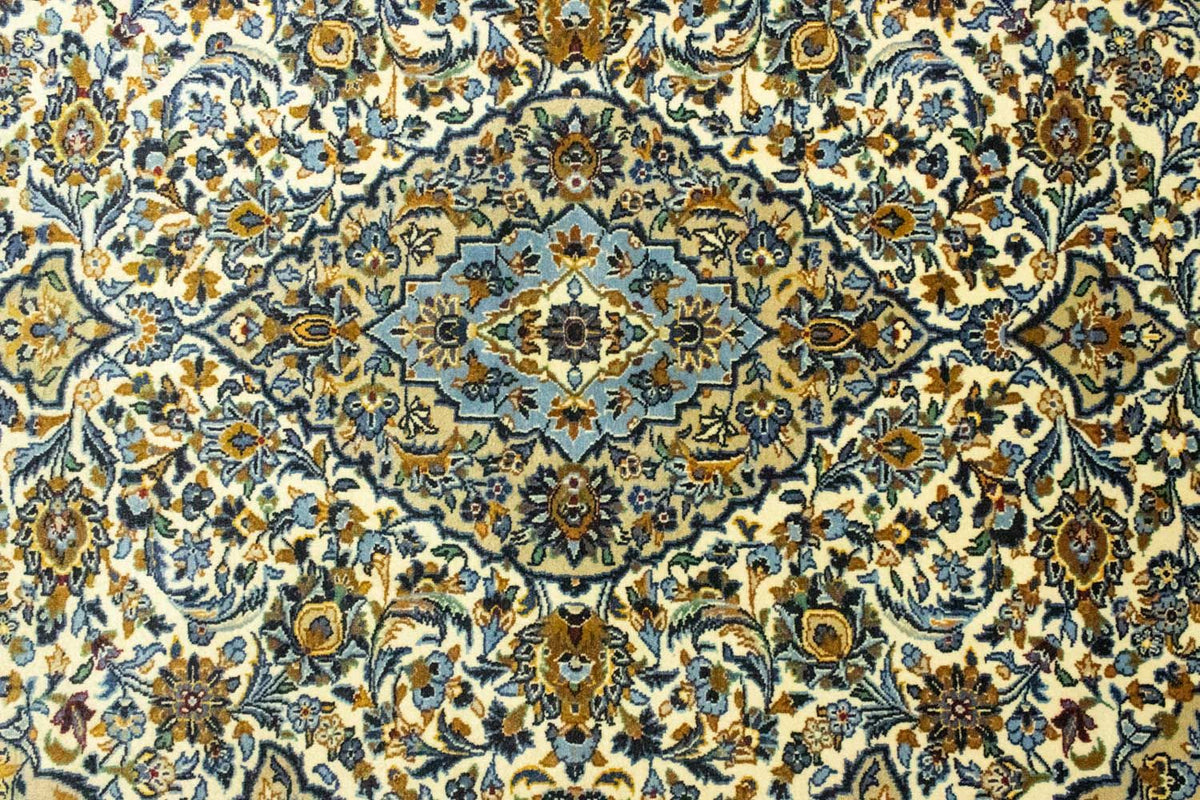 Tapis persan - Keshan - 210 x 143 cm - beige