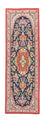 Tapis de couloir Tapis persan - Ghom - 164 x 51 cm - bleu