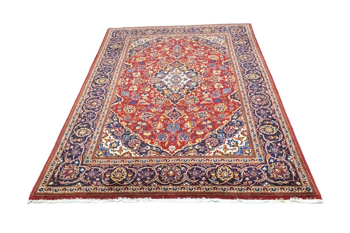 Tapis persan - Keshan - 210 x 135 cm - rouge