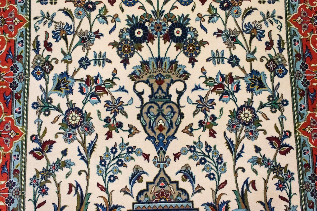 Tapis persan - Tabriz - 215 x 141 cm - beige