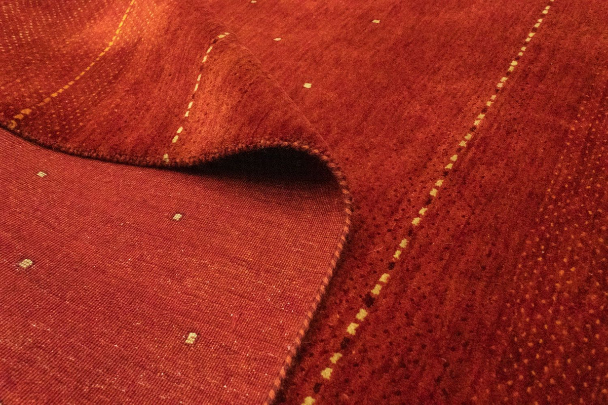 Tapis Gabbeh - Indus - 234 x 171 cm - rouge