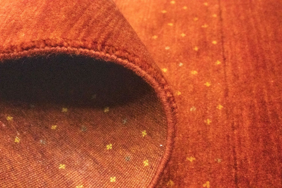 Tapis de couloir Tapis Gabbeh - Loribaft Persan - 266 x 70 cm - rouge