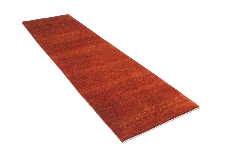 Tapis de couloir Tapis Gabbeh - Loribaft Persan - 266 x 70 cm - rouge
